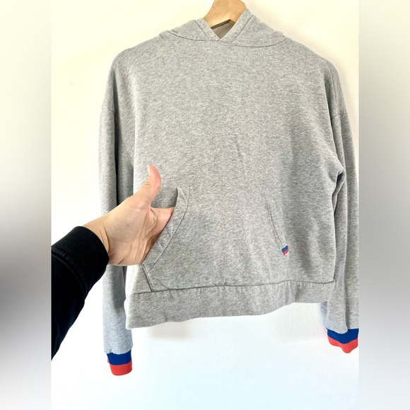 KULE The Crosby Hoodie Heather Grey Pullover Sweatshirt Size Small - Picture 4 of 10